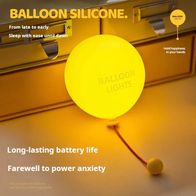 Yölamppu Pehmeä Glow Ilmapallo Minimalistinen Muotoilu - Image 7